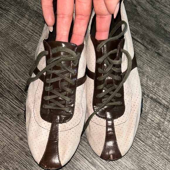 Cole Haan Brown and Cream Sneakers with Breathable Design - Picture 4 of 6